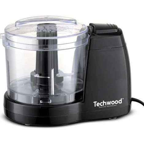 Hachoir électrique Techwood THA-156 - 375 ml 150W - 2 vitesses - Coloris Noir (1/3)