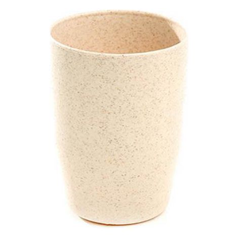 Gobelet En Paille De Blé - Tasse À Eau Multifonctionnelle Pour Salle De Bain Et Cuisine - Design Léger Et Durable - Lot De 1 (1/2)