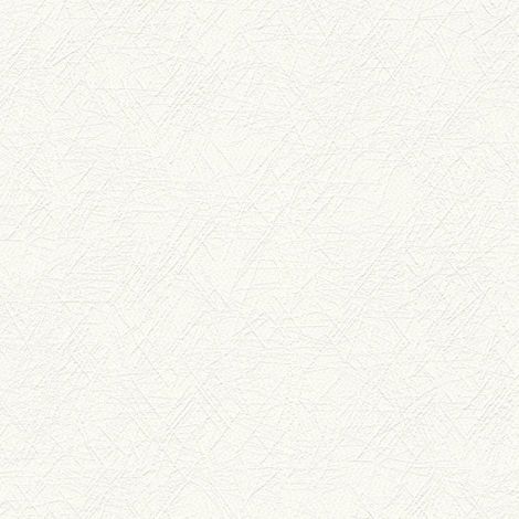 Papier peint uni avec structure Papier peint intissé uni blanc à peindre pour cuisine et couloir (1/4)