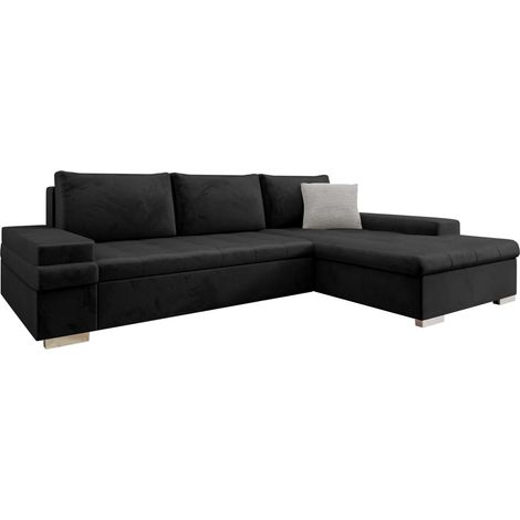 Sofá rinconero Comfivo Olivetum III, Piano 17 + Mokka 82, Función de descanso, Almacenaje, 274x182x83cm, 0