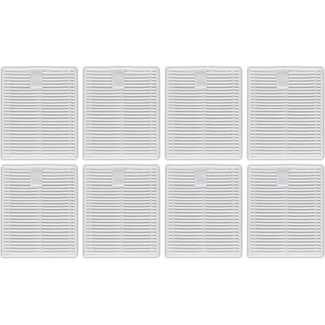 Lot de 8 filtres HEPA de rechange compatibles avec Roborock Q7 M5/Q7 M5+/Q7 L5/Q7 L5+ pour aspirateur robot Roborock Q7 M5/Q7 M5+/Q7 L5/Q7 L5+, filtre vertical, filtres à cartouche, filtres (1/5)