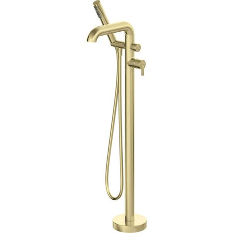 Deante Silia rubinetto per vasca freestanding in oro spazzolato