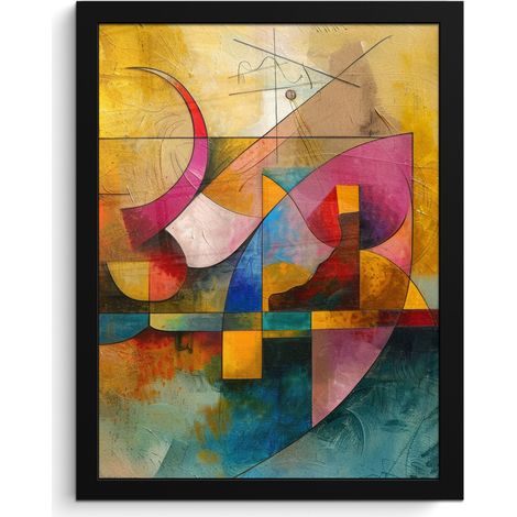 PÓSTER ENMARCADO Arte - Abstracto - Moderno Decorativos de Salon 30x40