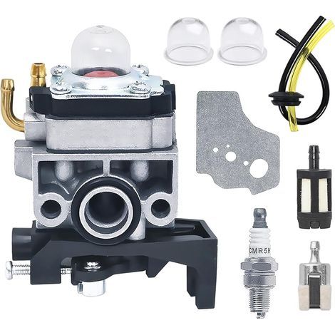 Carburateur pour Honda GX25 GX35 GX50 UMS425E UMK425E UMK435E HHB25 FG110, Carburateur de Débroussailleuse & Souffleur & Moteur 4-Temp Kit Réparation avec Filtre Bougie (1/4)