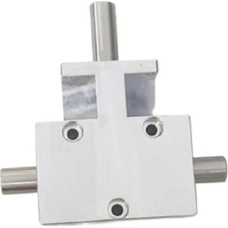 1:1-Kegelradwelle, 12-mm-Doppelausgangswelle, 90°-Differentialgetriebe (1/5)