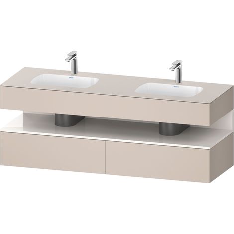 Lavabo empotrado Duravit Collection One con base de lavabo