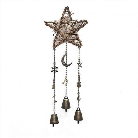 Clochettes de sorcière décoratives à suspendre aux portes, en bronze (1/5)