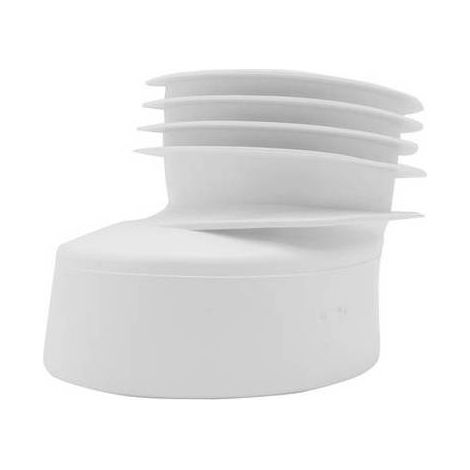 RALLONGE DE WC EN PVC EXCENTRIQUE Dimensions : diamètre 90-100