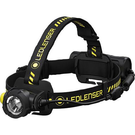 Ledlenser H7R Work linterna frontal negro y amarillo