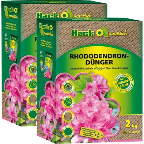 Engrais HACK-Bio pour rhododendrons, 4 kg – Engrais pour azalées, éricacées et hortensias