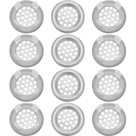 Couvercle de Trop-plein pour Lavabo Rond en Acier Inoxydable (1/5)