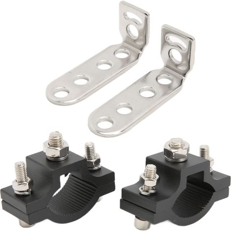 Supports de barre lumineuse LED 1,2 po pour tube de pare-buffle, fixation pour lampe de travail, pour moto, camion, VUS et VTT (1/5)