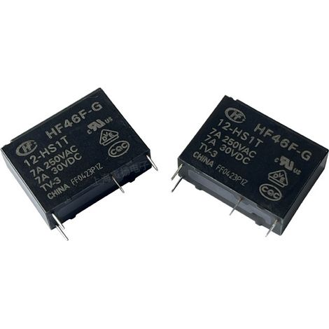 Hongfa HF46F-G/12-HS1T 12V DC 7A 4-pin relay, new and original, electromagnetic signal