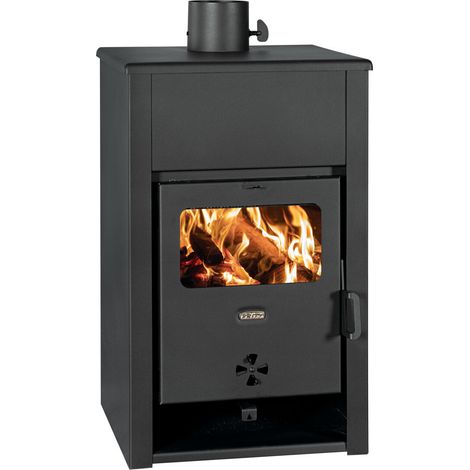 Prity – Poêle à bois 11,6 kW – Classe A+ – Rendement 70,7% – Émissions faibles – Pour bois sec jusqu’à 20% d’humidité (1/5)