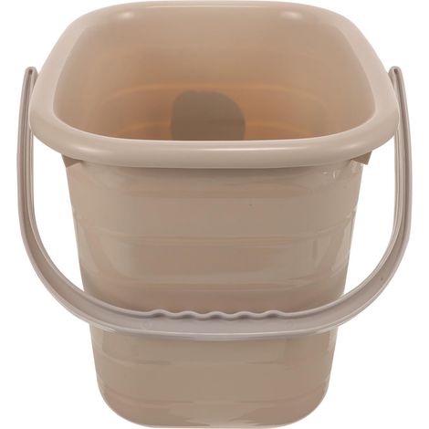 Seau Plastique Portable avec Poignée Résistant et Polyvalent pour Ménage Jardinage et Nettoyage du Sol Seau Rectangulaire pour Usage Domestique (1/5)