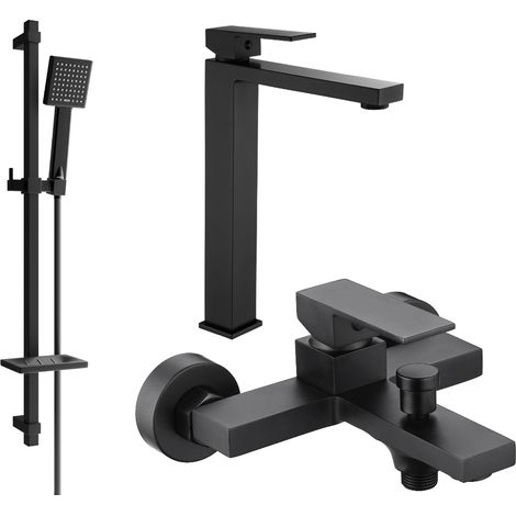 Mexen Uno DQ45 ensemble de bain, noir - 71413DQ45-70 (1/4)