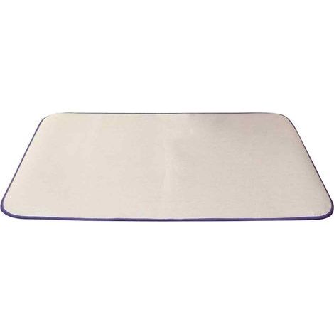 Nappe thermique de repassage 100x65 – Tissu en coton renforcé – Couche d'aluminium pour économies d'énergie – Certifiée Oeko-Tex (1/5)
