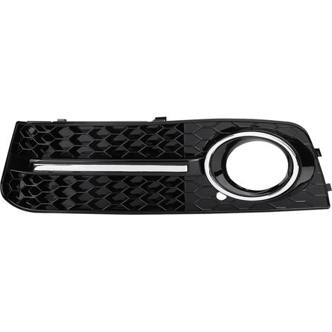 Calandre Chrome Brillante pour Feux de Brouillard A4/S4 B8 2009-2012, Paire de Grilles Avant, Style Glossy (1/5)