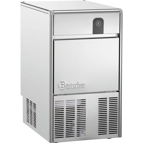 Machine à glaçons pleins 25 Kg/24h, réserve 10 Kg, 265 W, 220 V - MONO