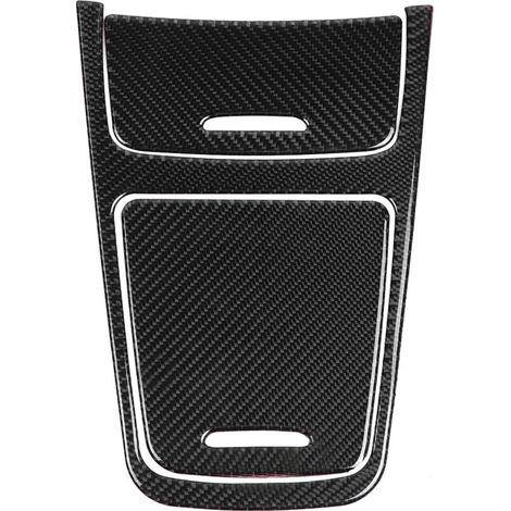 Console panel trim, carbon fiber center control panel cover, console shift cover for a 2013-2019 CLA GLA class. (1/5)