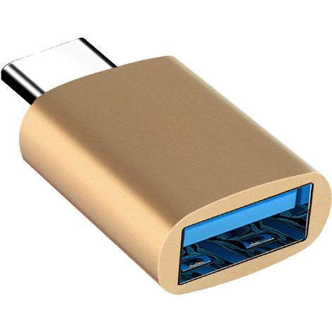 Adaptateurs USB-C vers USB, adaptateurs USBC, adaptateurs USB-C mâle vers USB 3.0 femelle, adaptateurs OTG USB vers USB-C compatibles avec téléphones et PC (argent) (1/5)