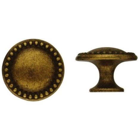 POMOLO METAL STYLE 24222Z 30MM OTTONE ANTICO (1/2)