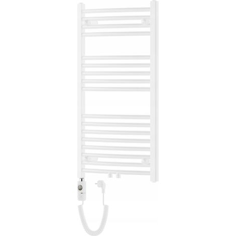 Radiador secatoallas eléctrico 600W 90x50x5,5cm, Blanco (1/4)