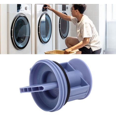 Ablaufhahn für Waschmaschine WM1095 WD7205 – Blaue PP-Pumpenabdeckung 6,3 cm (1/5)