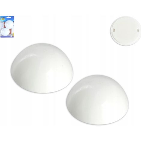 Orion Tope de puerta blanco diseño moderno 6 cm