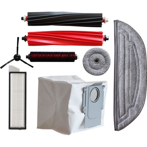 Zubehör kompatibel mit dem Saugroboter G20S/S8 MaxV Ultra: Wischmopp, Tuch, Seitenbürste, Filter, Staubbeutel, rotierende Bürste (1/5)