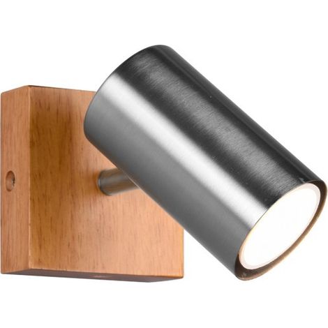 Foco Marley Niquel Y Madera 1xGU10 Trio Lighting (1/5)
