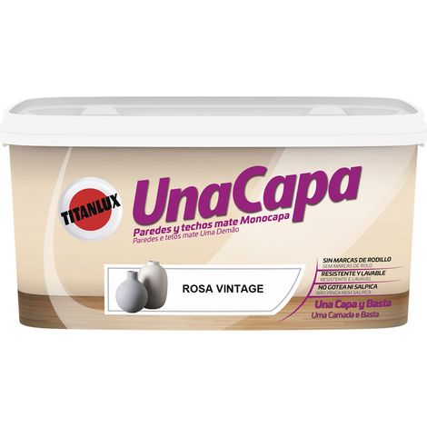 -CAHERSA- PINTURA TITAN UNA CAPA ROSA VINTAGE 4L TITAN