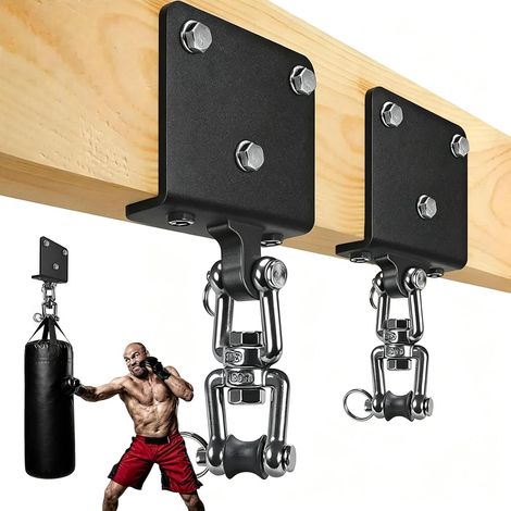 Set mit 2 Boxsackhaltern, robuste Deckenmontage (1/5)