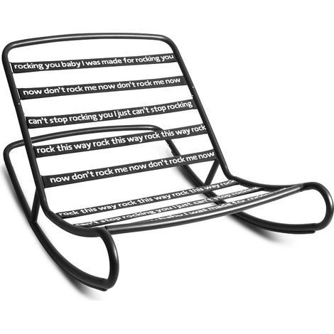 Rocking Chair Fatboy Rock 'n Roll - Noir
