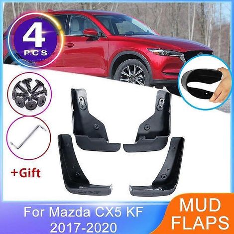 4x Schmutzfänger für Mazda CX5 CX-5 CX 5 KF 20172020 Auto Schmutzfänger vorne und hinten Kotflügel Radlauf Spritzschutz Autozubehör--