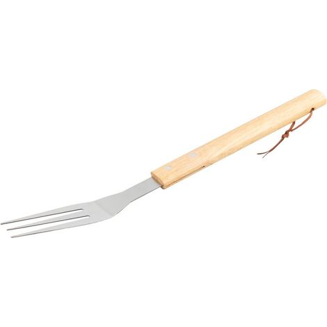 Grillgabel Strend Pro Grill, zum Grillen und Braten, mit Holzgriff, Edelstahl
