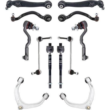 KIT BRACCIO OSCILLANTE 12 PEZZI COMPATIBILE CON BMW X6 (F16, F86) xDrive 30 d 08.2014 - / Kit Sospensione Completo OE/OEM / Bracci Oscillanti + Testine Sterzo / Sostituzione Diretta OEM