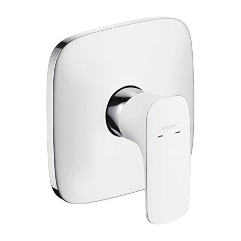 Hansgrohe PuraVida - Miscelatore doccia monocomando ad incasso, bianco/cromato 15665400 (1/4)