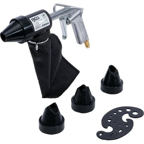 Pistolet de Sablage à Air Comprimé avec Accessoires - 27,4 x 6,7 x 27,4 cm - Polyvalent et Pratique pour Nettoyage - D-Work (1/5)
