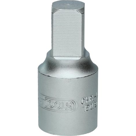 KS Tools 3/8 Zoll Öldienst-Bit-Stecknuss für Innenvierkant-Schrauben, 10 mm (1/2)