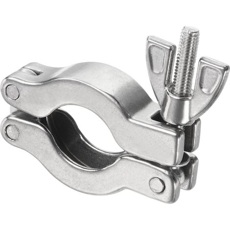 KF-16 Vide Pince Double Broche Tuyau Pince Argent (1/5)