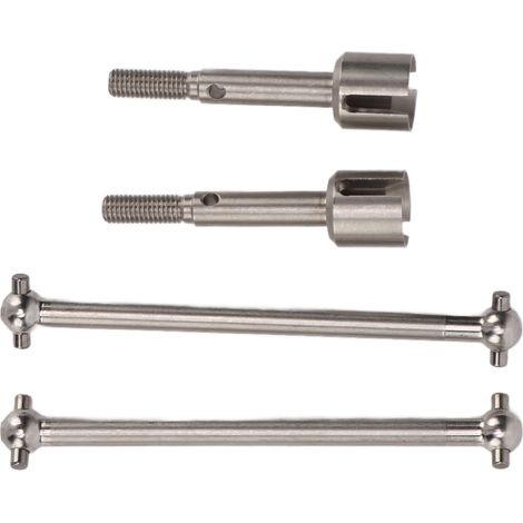 Arbre de transmission arrière axe solide RC acier inoxydable essieu arrière adapté aux passionnés de radiocommande (1/5)