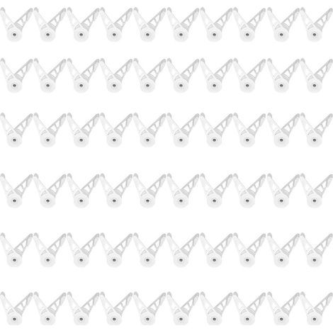 Lot de 60 pinces de tuteurage réglables à 360° pour branches de plantes, idéales pour les arbres fruitiers et les fleurs. Fournitures de jardinage. (1/5)