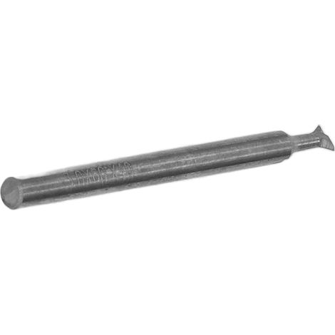 Fraise à queue d'aronde en carbure à 2 dents, outil de coupe métrique pour métaux, 3 mm, 3 x 60° x 40 mm (1/5)