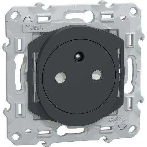 Schneider Electric – Prise de courant 2P+T 16A affleurante – Coque de protection chantier – Pour intérieur – Tension 230V – Ovalis (1/7)