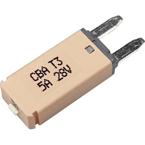 Hansor Circuit Breaker Mini, type 3. Manual Reset, 5A CBA3 Series 5A Interruttore automatico fusibile piatto standard 5 (1/4)