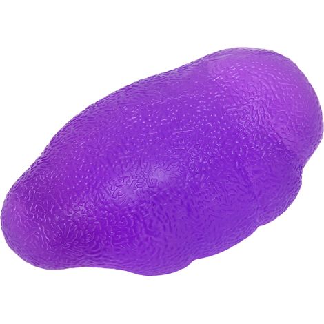Balle de musculation en gel pour doigts et avant-bras, anti-stress et rééducation - Violet (1/5)