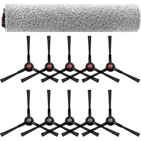 11-teiliges Set für den Omni S1 Pro / E25/E28 Saugroboter: Ersatzteile, waschbare Seitenbürste und Fransenwischer. (1/5)