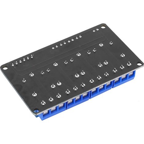 Module relais 4 canaux, niveau bas 3V, tableau noir lumineux. (1/5)