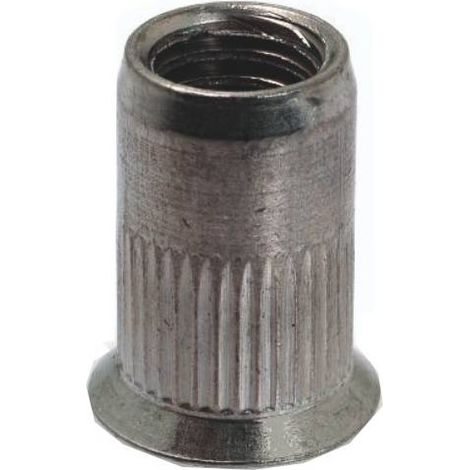 100 Ecrous à Sertir Crantés Tête Fraisée GOFIX M10 x 21 mm - Aluminium - D-Work